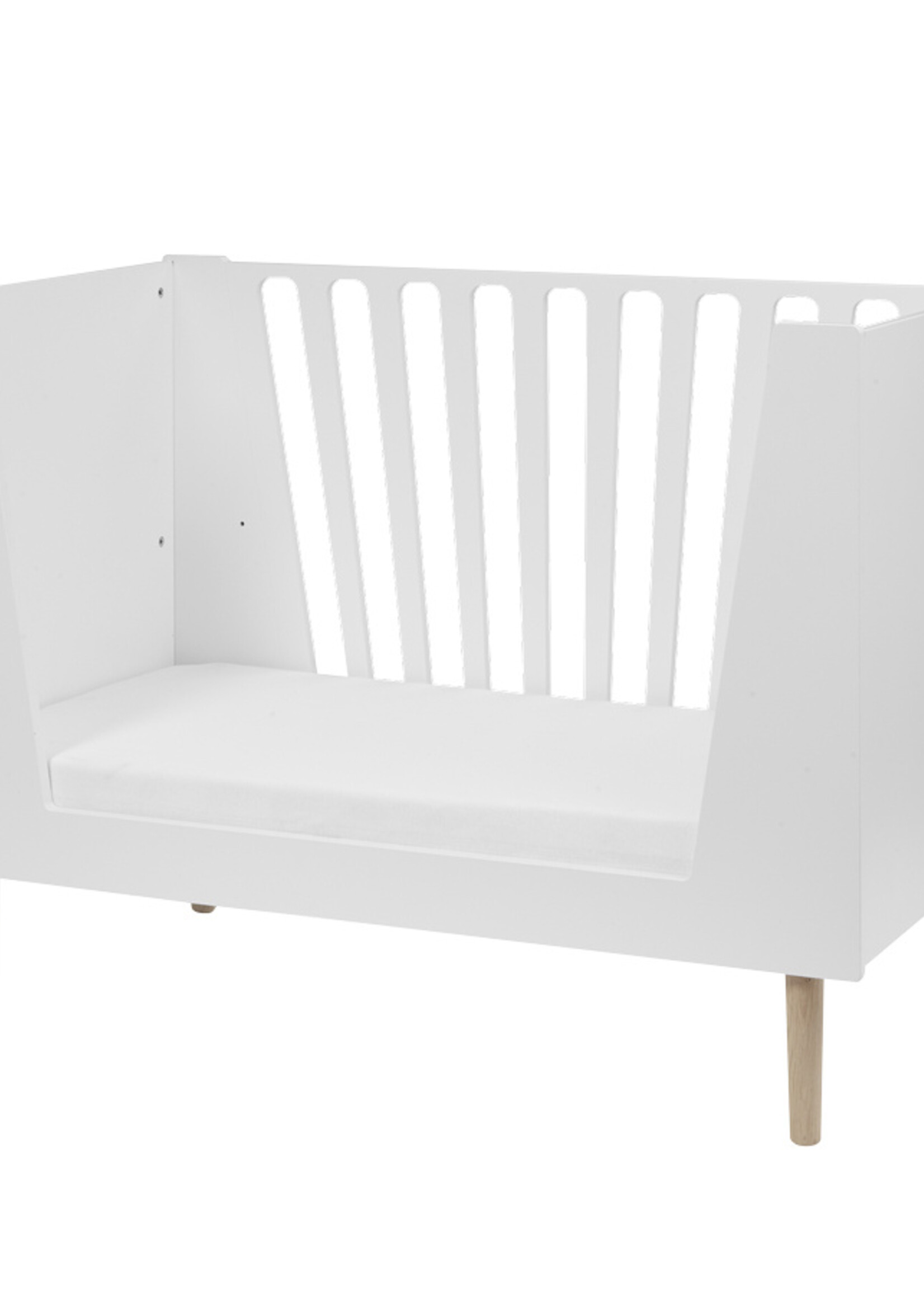 DonebyDeer Donebydeer - Ledikant 60 x 120 cm Wit