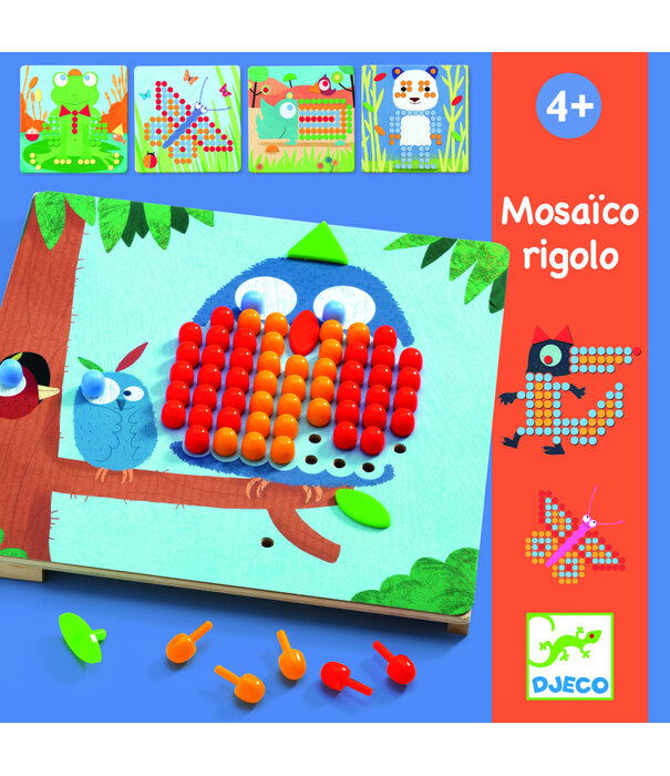 Djeco Mozaiekpuzzel - Mosaico rigolo
