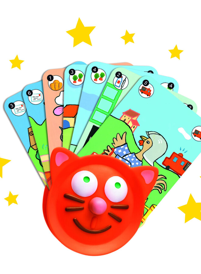 Djeco - Kaart houder poes