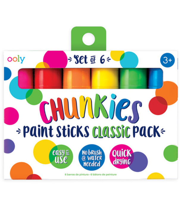 Ooly Ooly - Chunkies Paint Sticks - Classic Pack