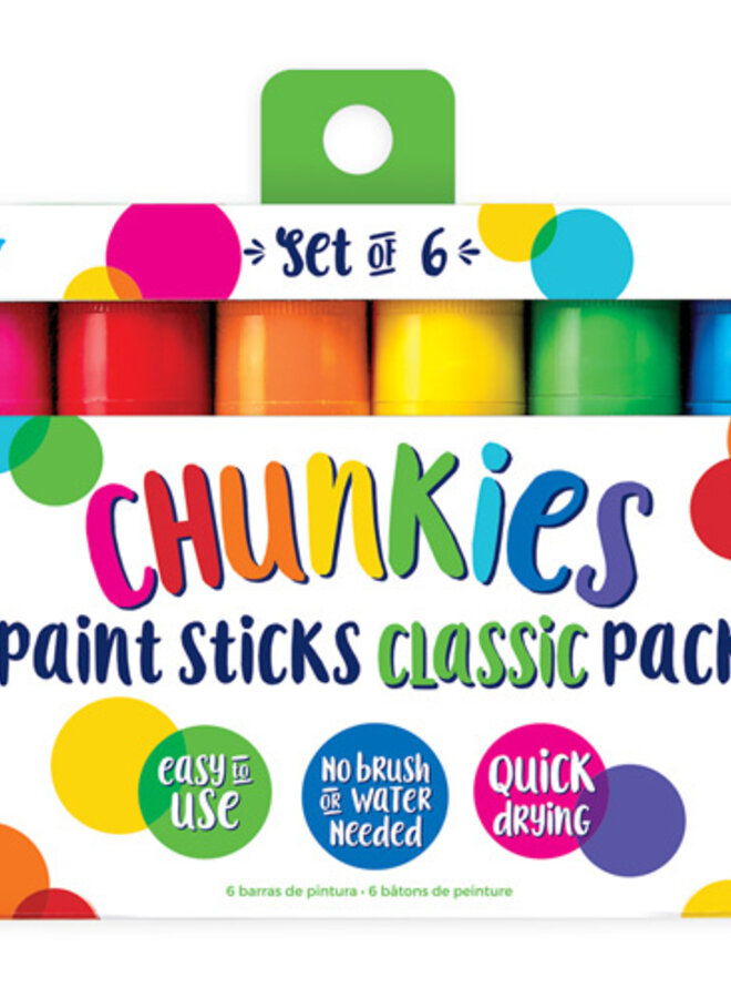 Ooly - Chunkies Paint Sticks - Classic Pack