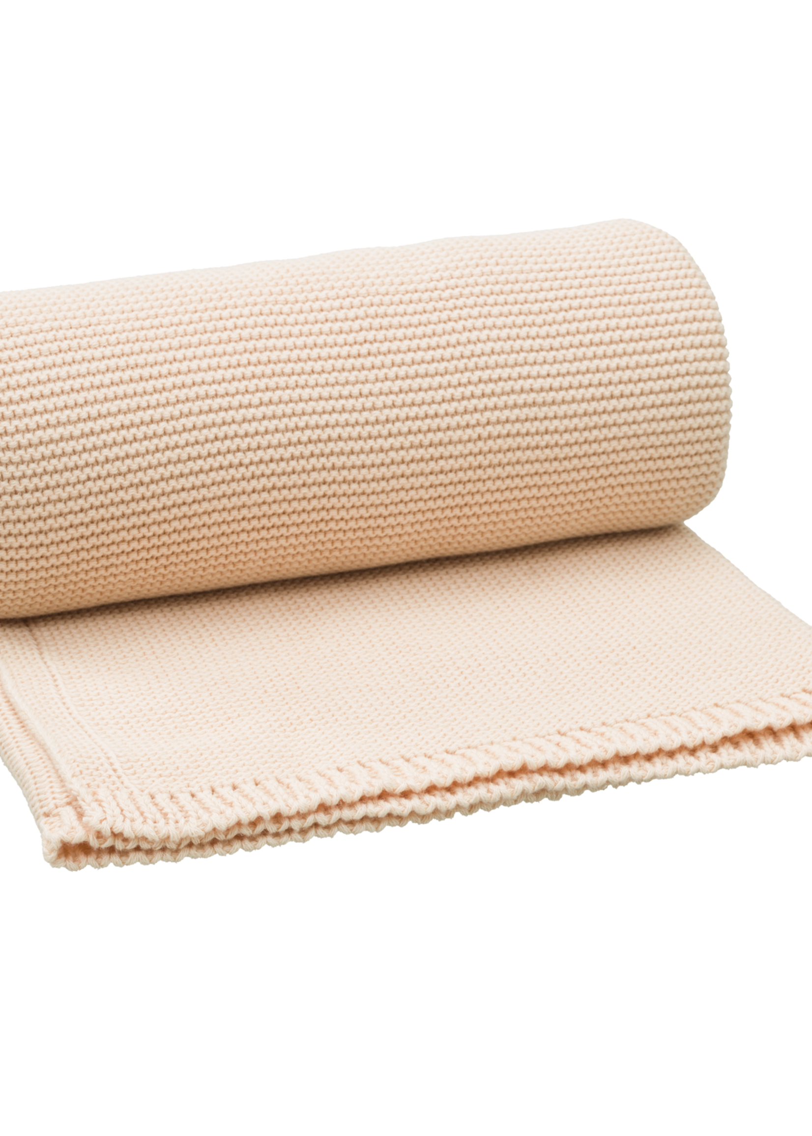 Fresk Gebreide deken uni Dusty pink 80 x 100