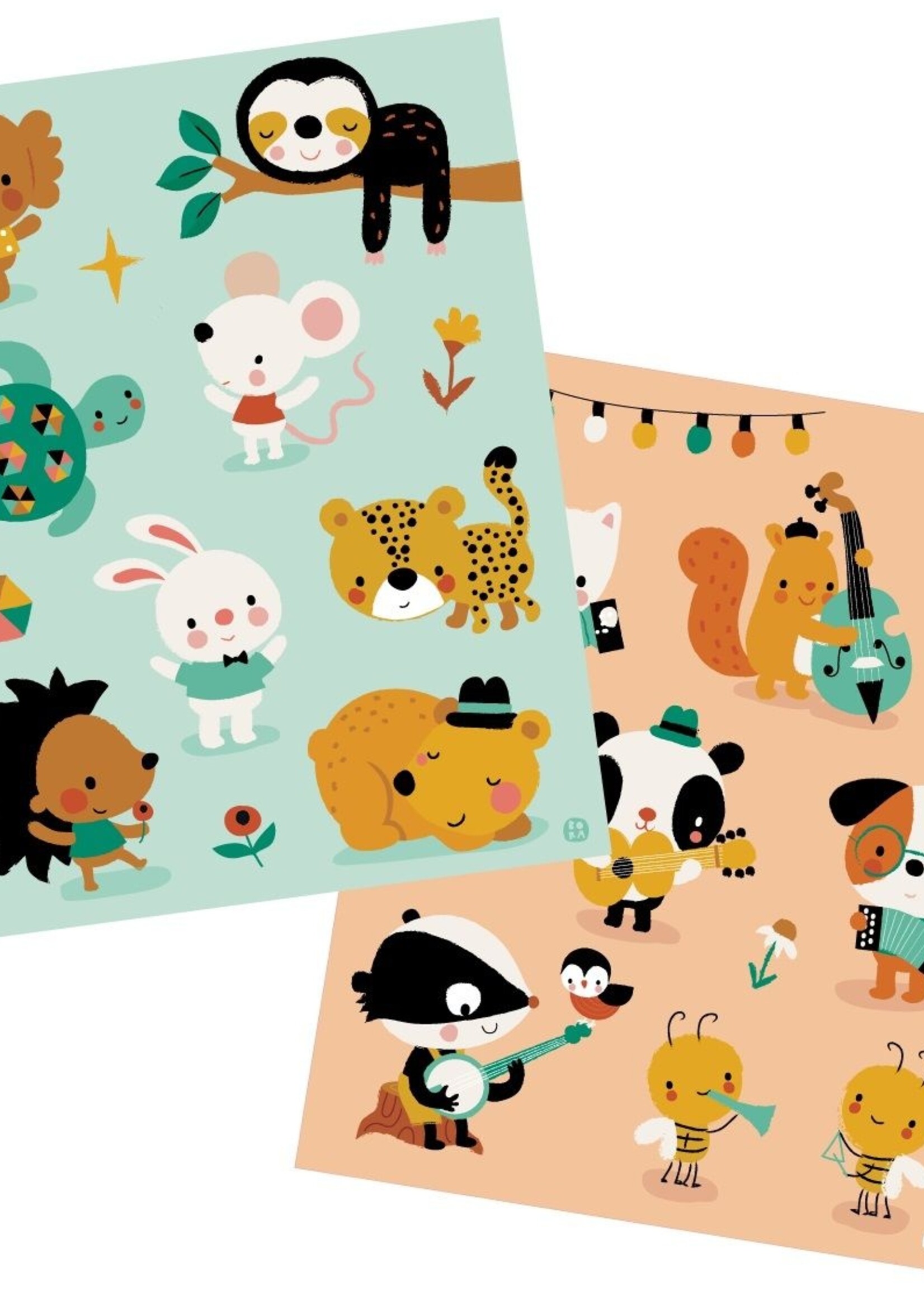Stickers - Little mouse and friends
