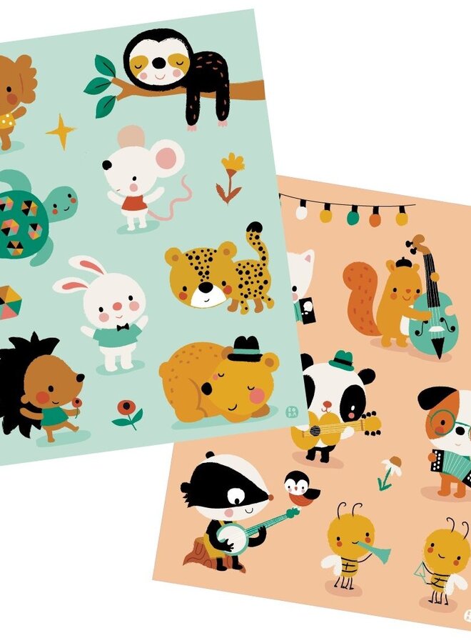 Stickers - Little mouse and friends