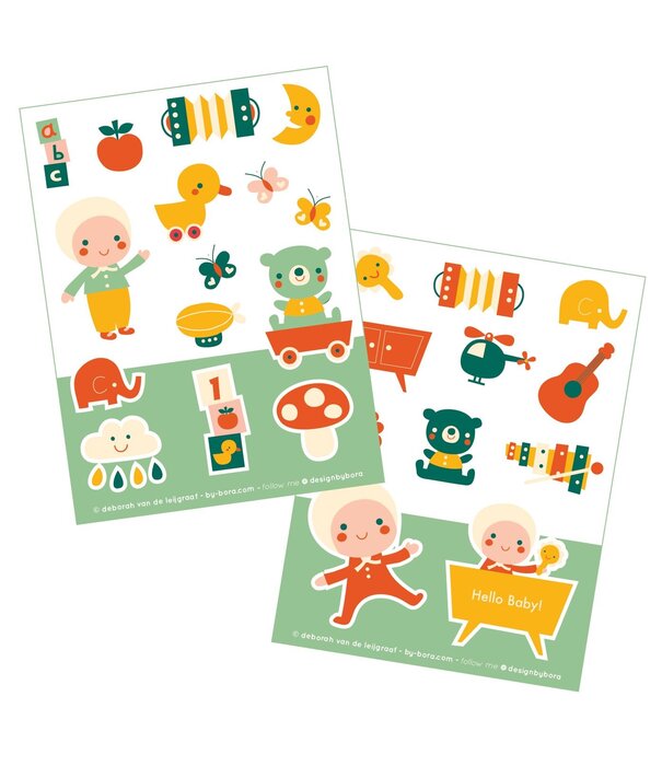 Stickers - Hello baby