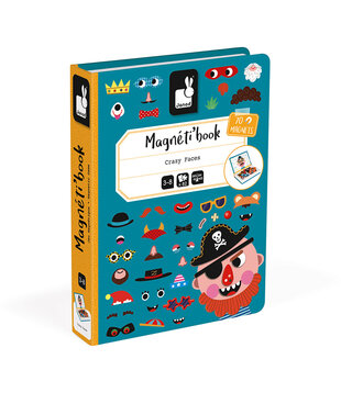 Janod Magnetibook – Gekke gezichten (jongens)