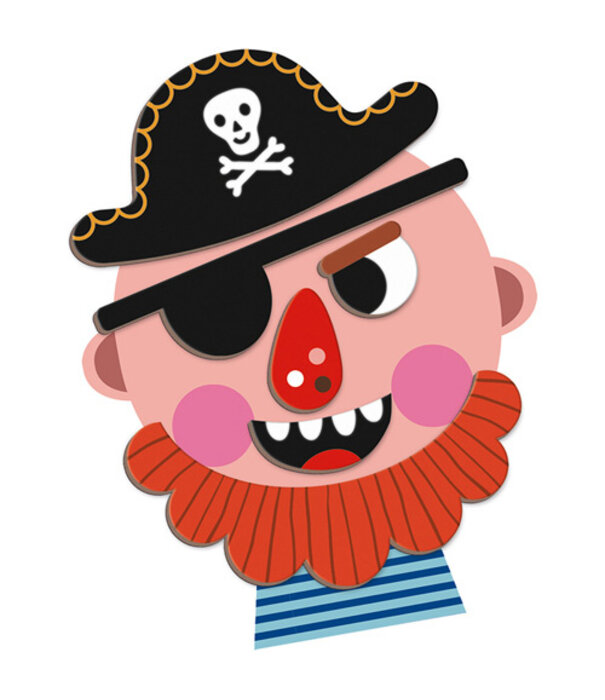 Janod Janod Magnetibook – Gekke gezichten (jongens)