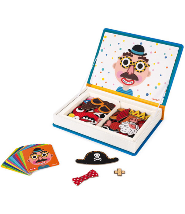 Janod Janod Magnetibook – Gekke gezichten (jongens)