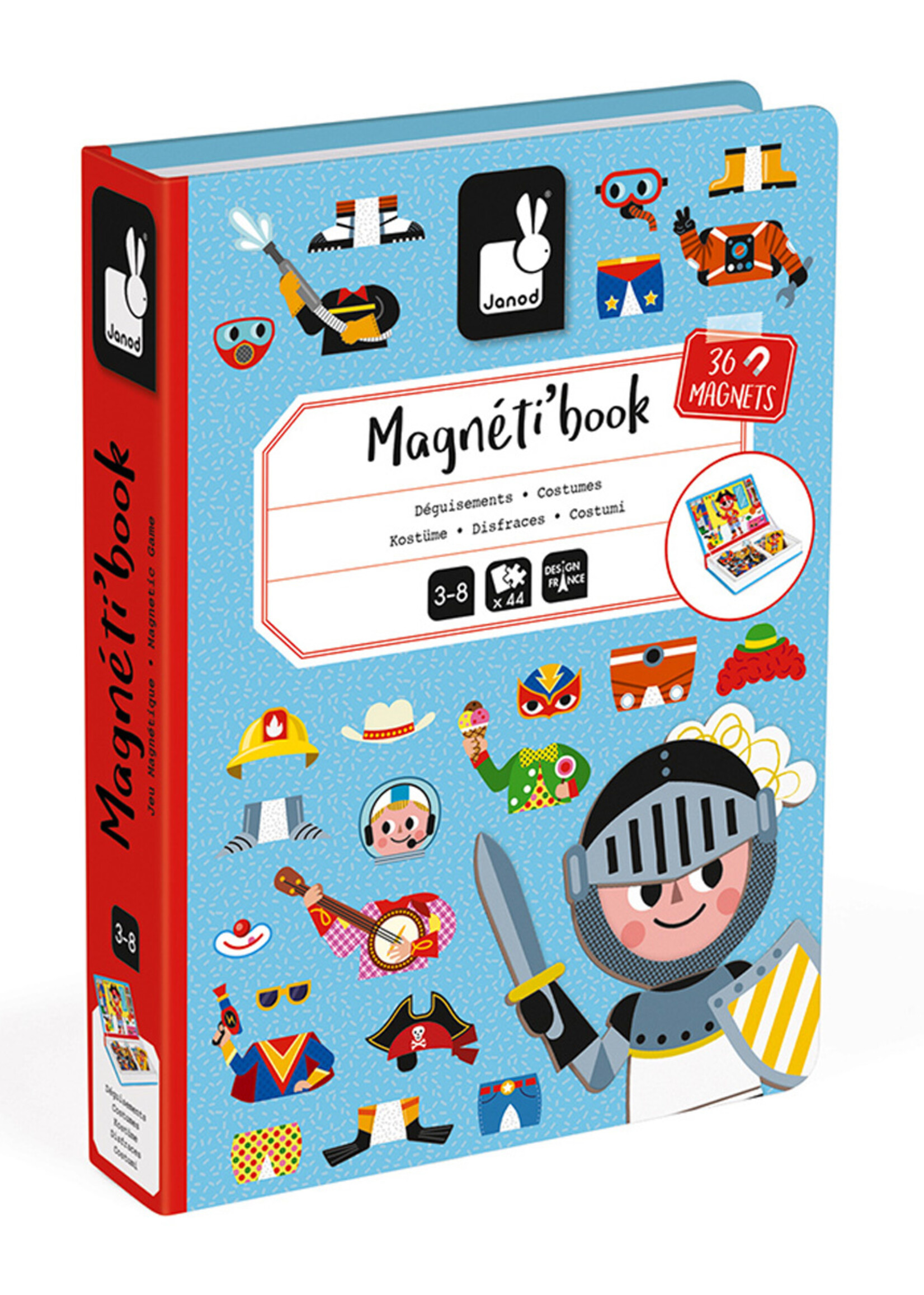 Janod Janod Magnetibook – Kostuum (jongens)