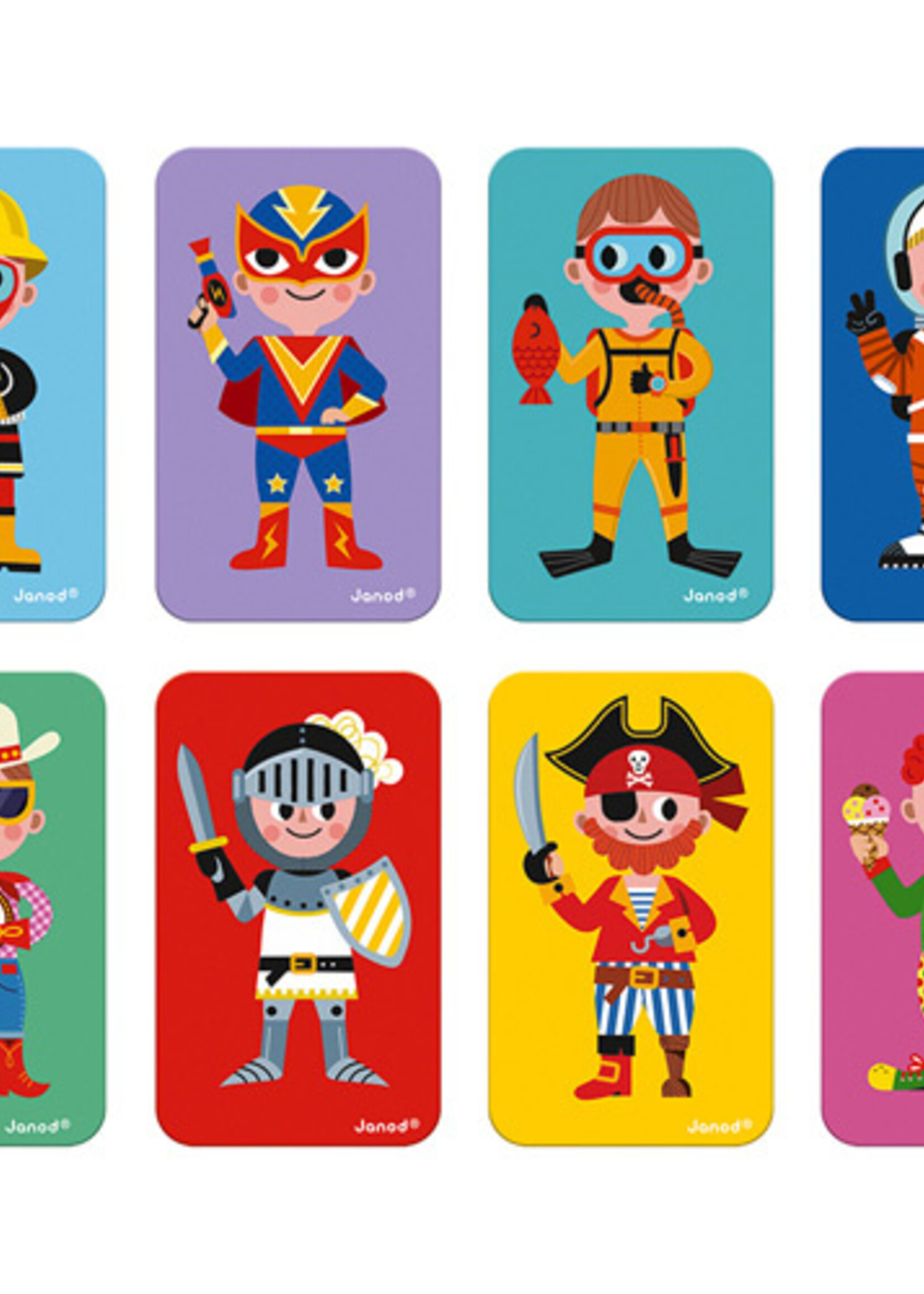 Janod Janod Magnetibook – Kostuum (jongens)