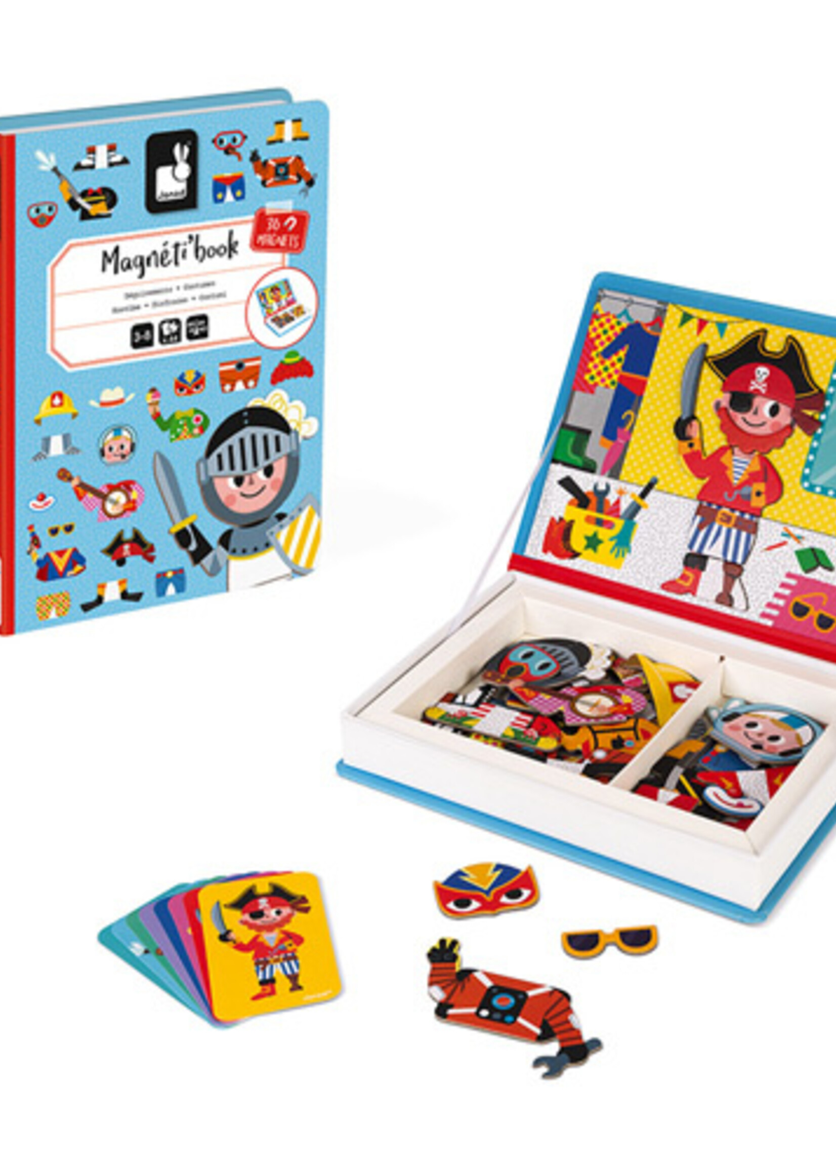 Janod Janod Magnetibook – Kostuum (jongens)