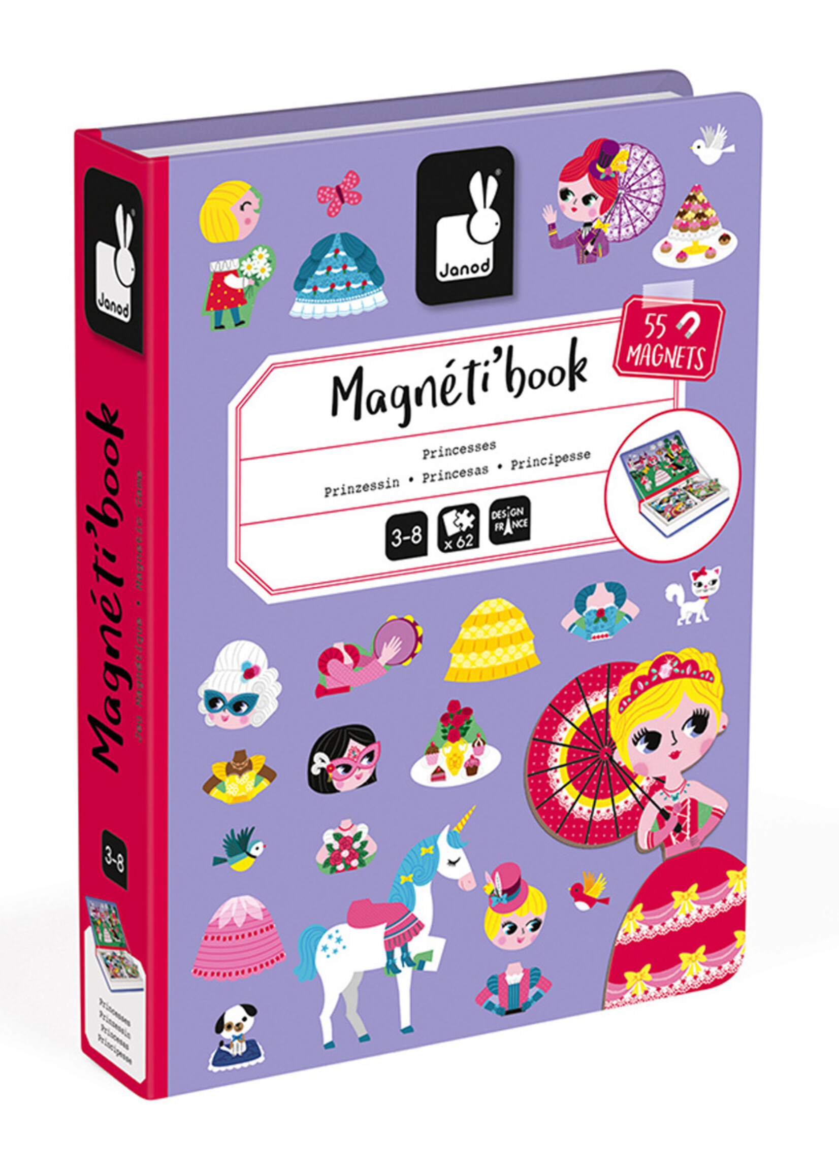 Janod Janod Magnetibook – Prinsessen