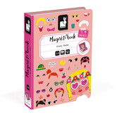Janod Magnetibook – Gekke gezichten (meisje)