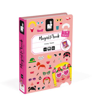 Janod Magnetibook – Gekke gezichten (meisje)
