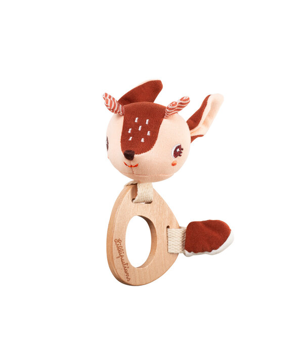 Lilliputiens Houten rammelaar - Stella