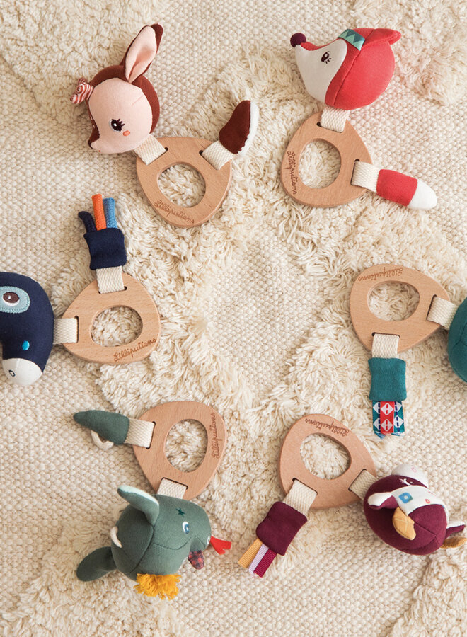 Houten rammelaar - Stella