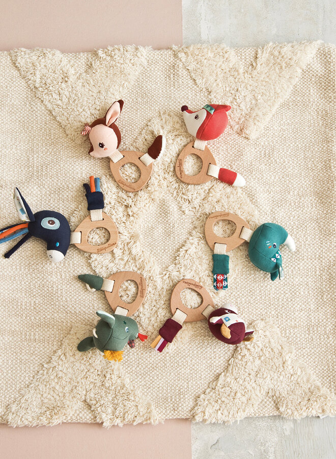 Houten rammelaar - Stella