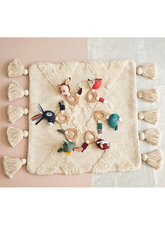 Houten rammelaar - Rosalie