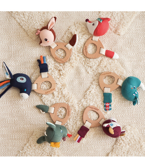 Lilliputiens Houten rammelaar - Alice