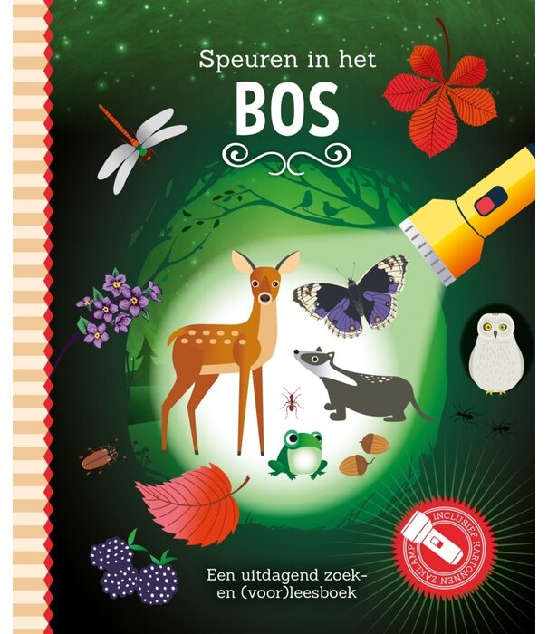 Zaklampboek - speuren in het bos