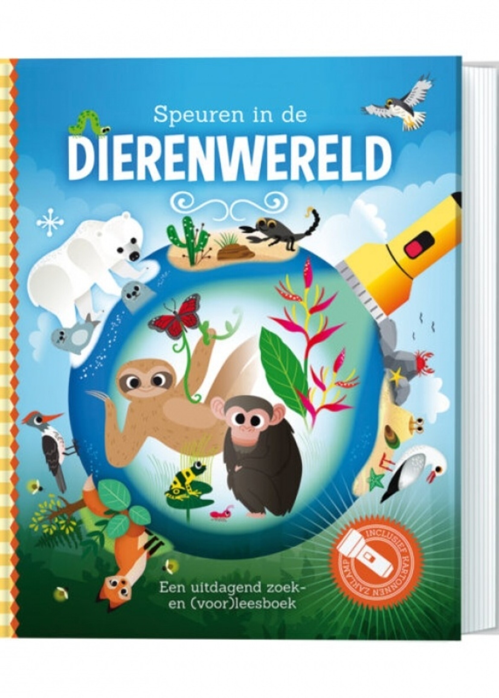 Zaklampboek - speuren in de dierenwereld