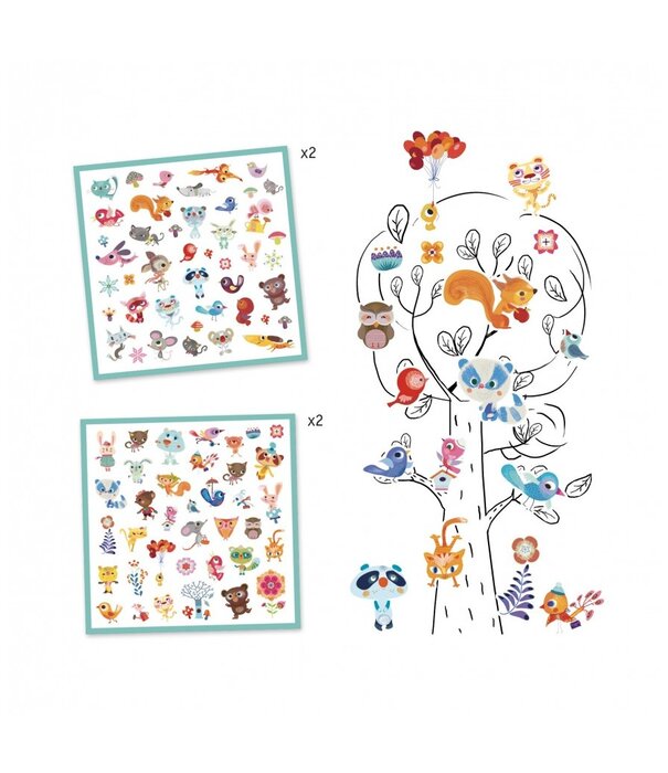 Djeco Djeco - Stickers - Vriendjes