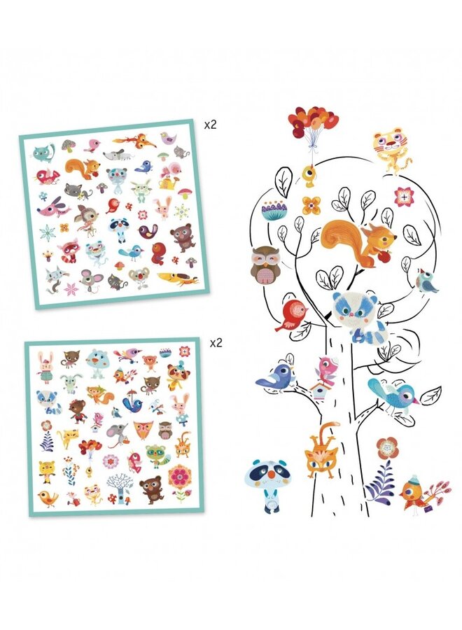 Djeco - Stickers - Vriendjes