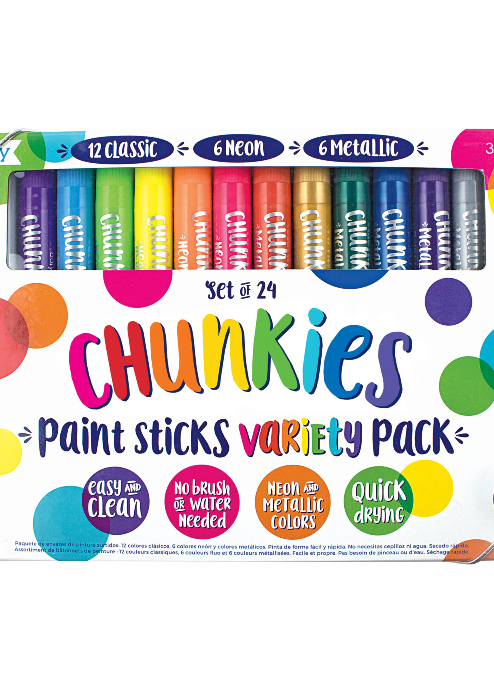 Ooly Ooly - Chunkies Pains sticks variety pack 24St