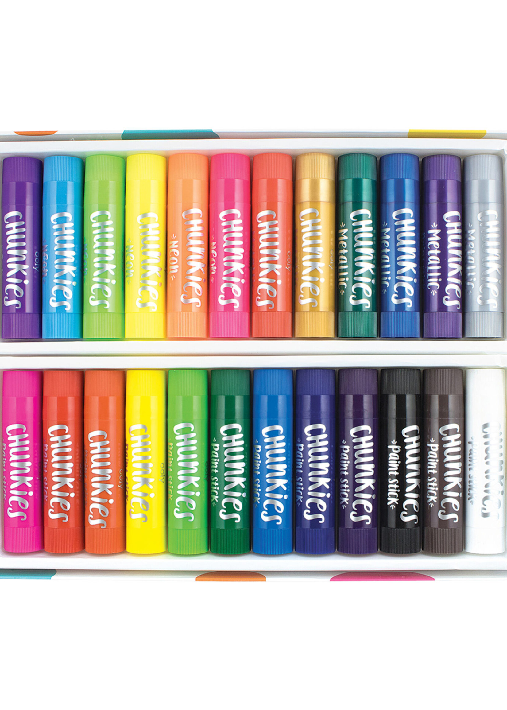 Ooly Ooly - Chunkies Pains sticks variety pack 24St