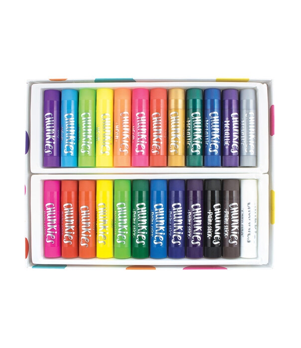 Ooly Ooly - Chunkies Pains sticks variety pack 24St