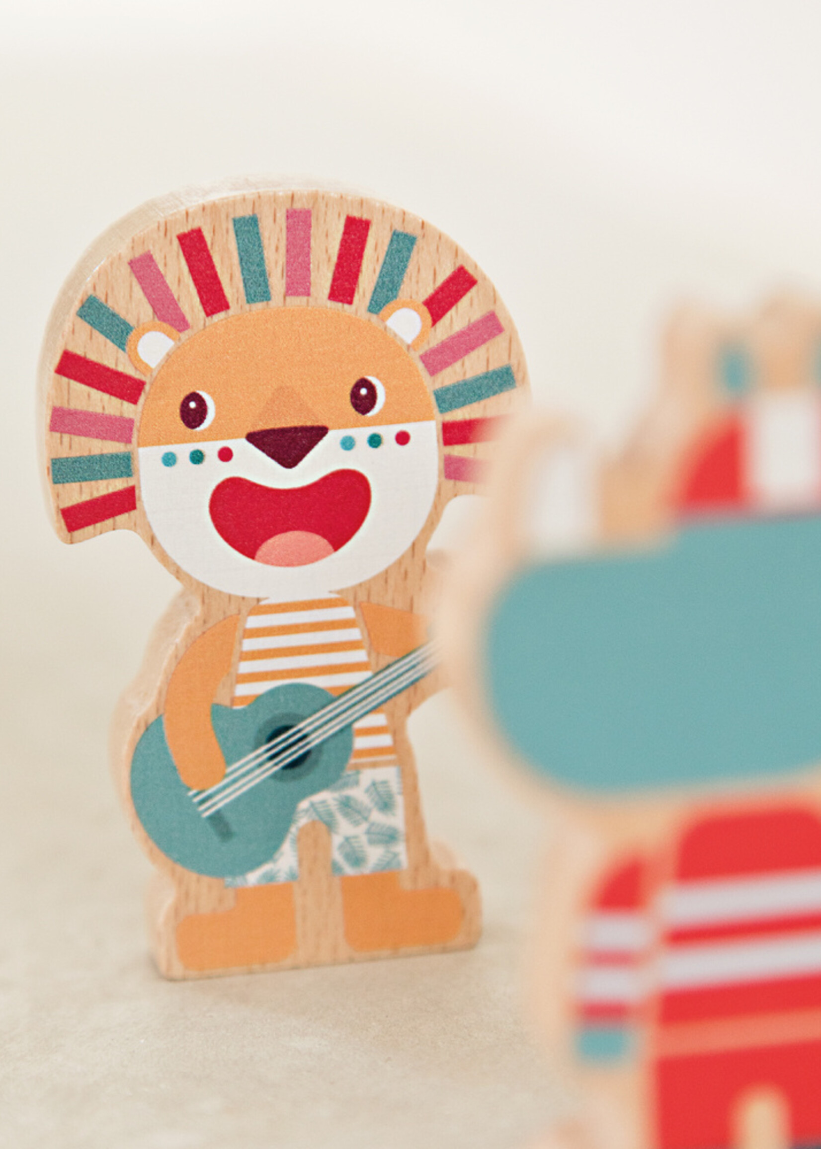 Lilliputiens Lilliputiens - Set houten figuren beroepen