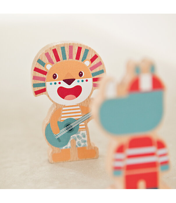 Lilliputiens Lilliputiens - Set houten figuren beroepen