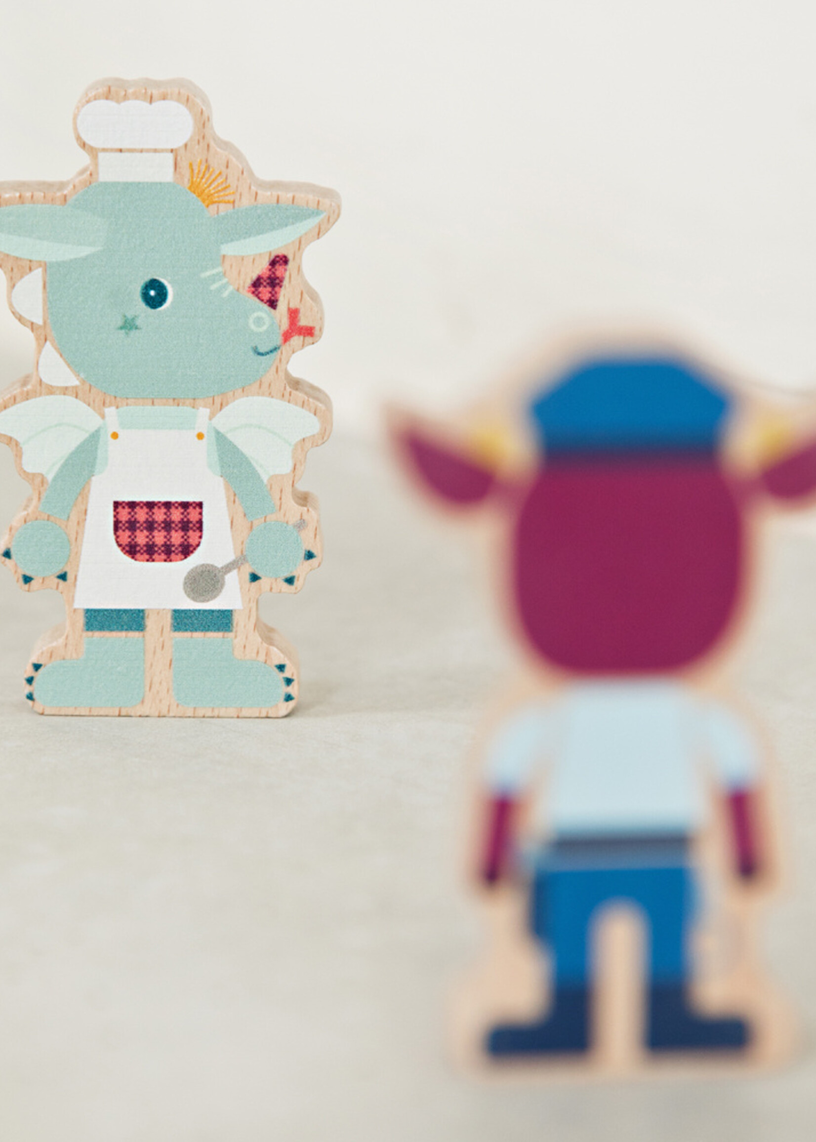 Lilliputiens Lilliputiens - Set houten figuren beroepen