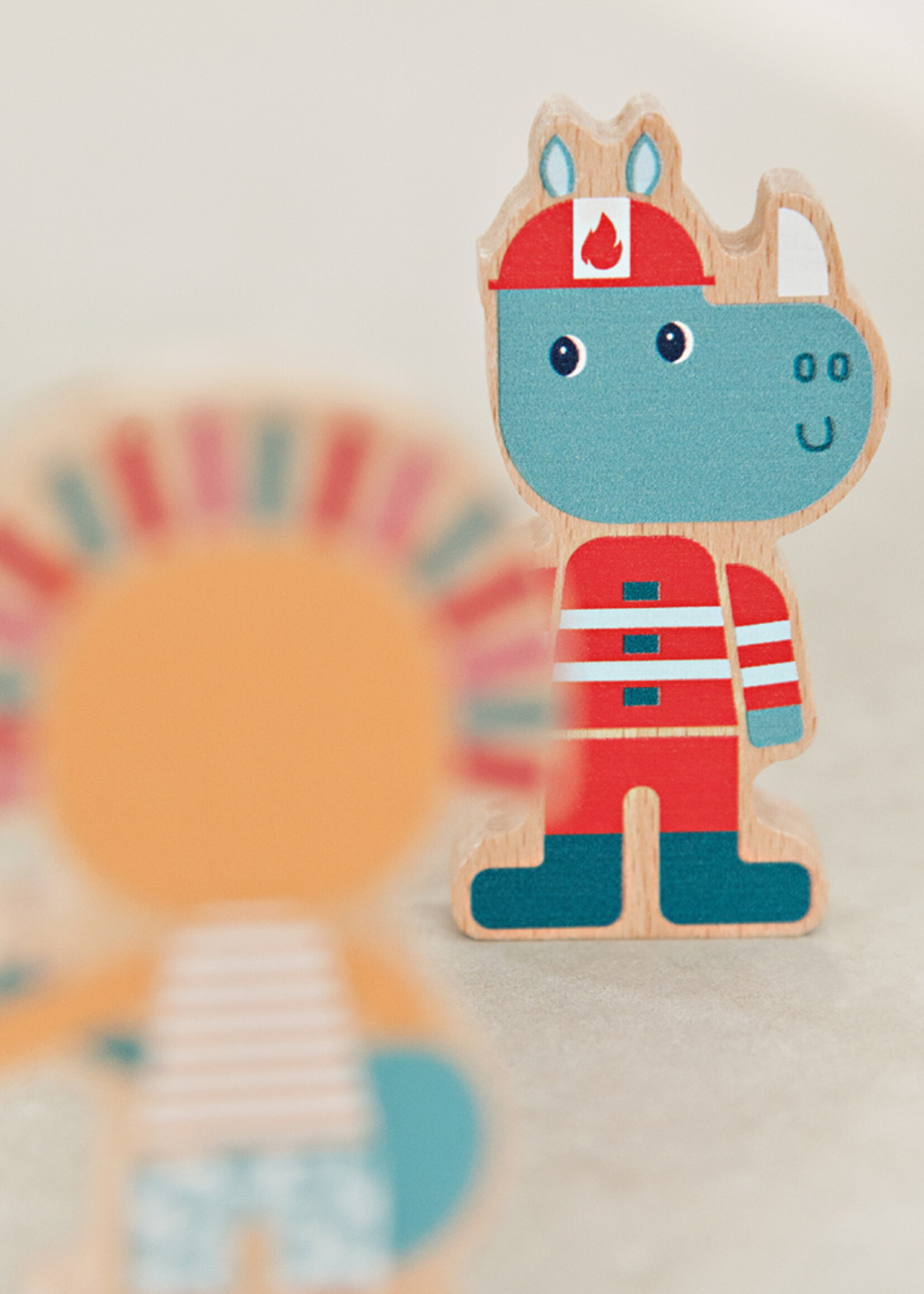 Lilliputiens Lilliputiens - Set houten figuren beroepen