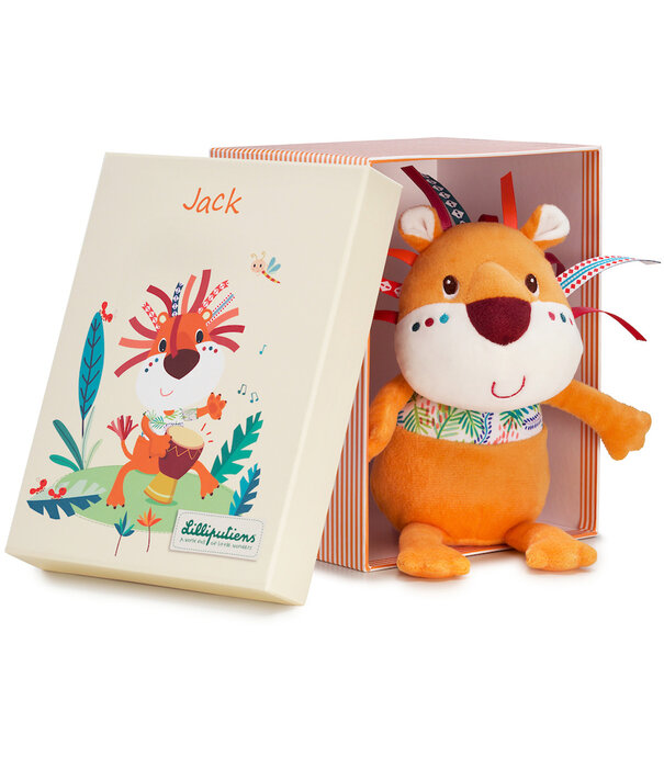 Lilliputiens Lilliputiens - Ik ontdek - Knuffel in doos Jack