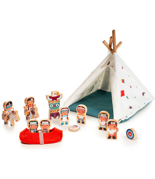 Lilliputiens - Ik word groot – Wigwam en indianen