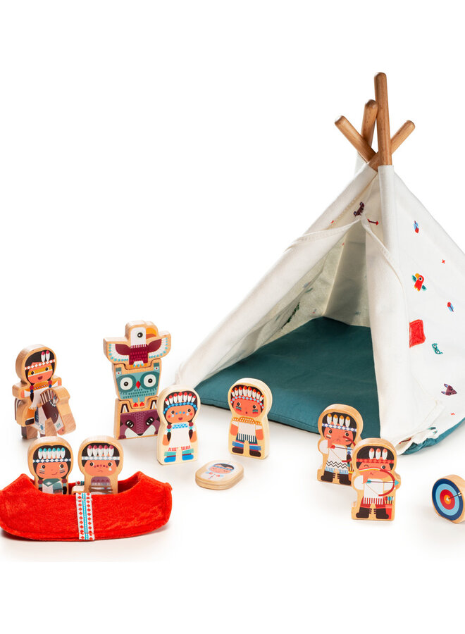 Lilliputiens - Ik word groot – Wigwam en indianen