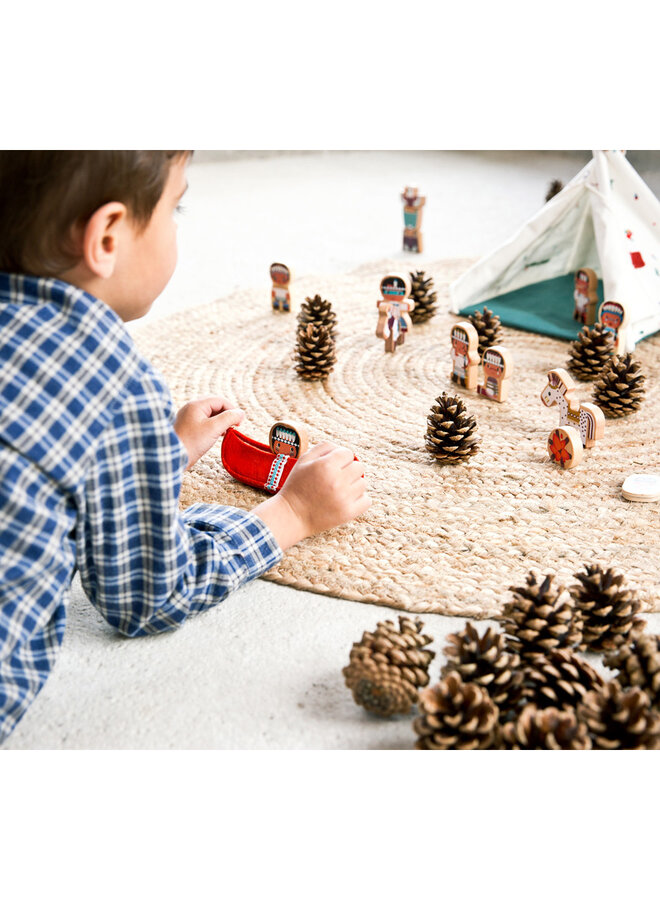 Lilliputiens - Ik word groot – Wigwam en indianen