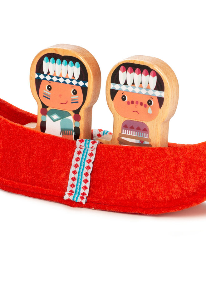 Lilliputiens - Ik word groot – Wigwam en indianen