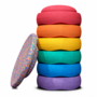 Stapelstein - Rainbow basic + board confetti