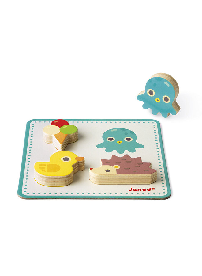 Janod - Ik leer - Bingospel op gevoel