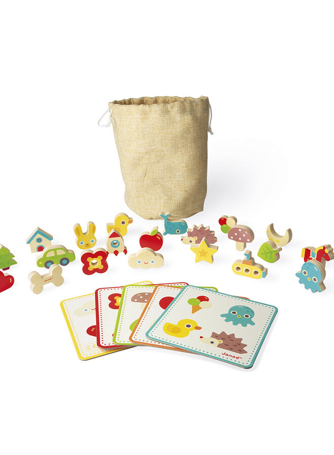 Janod - Ik leer - Bingospel op gevoel