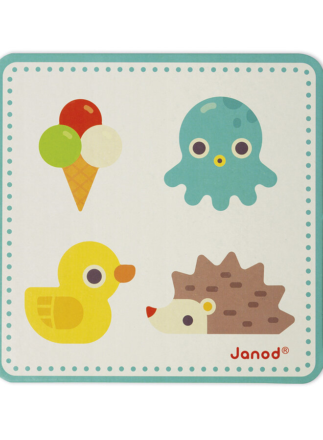 Janod - Ik leer - Bingospel op gevoel