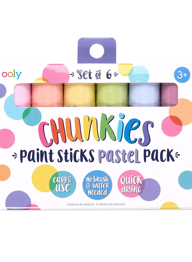 Ooly - Chunkies Paint Sticks - Pastels