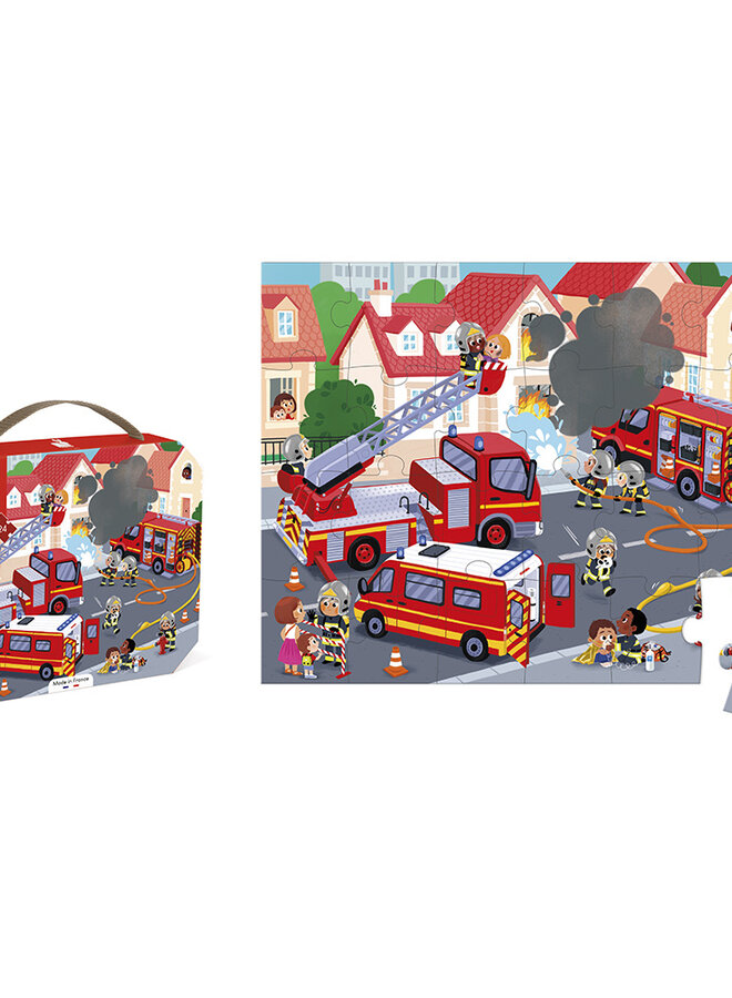 Janod - Puzzel - De brandweer