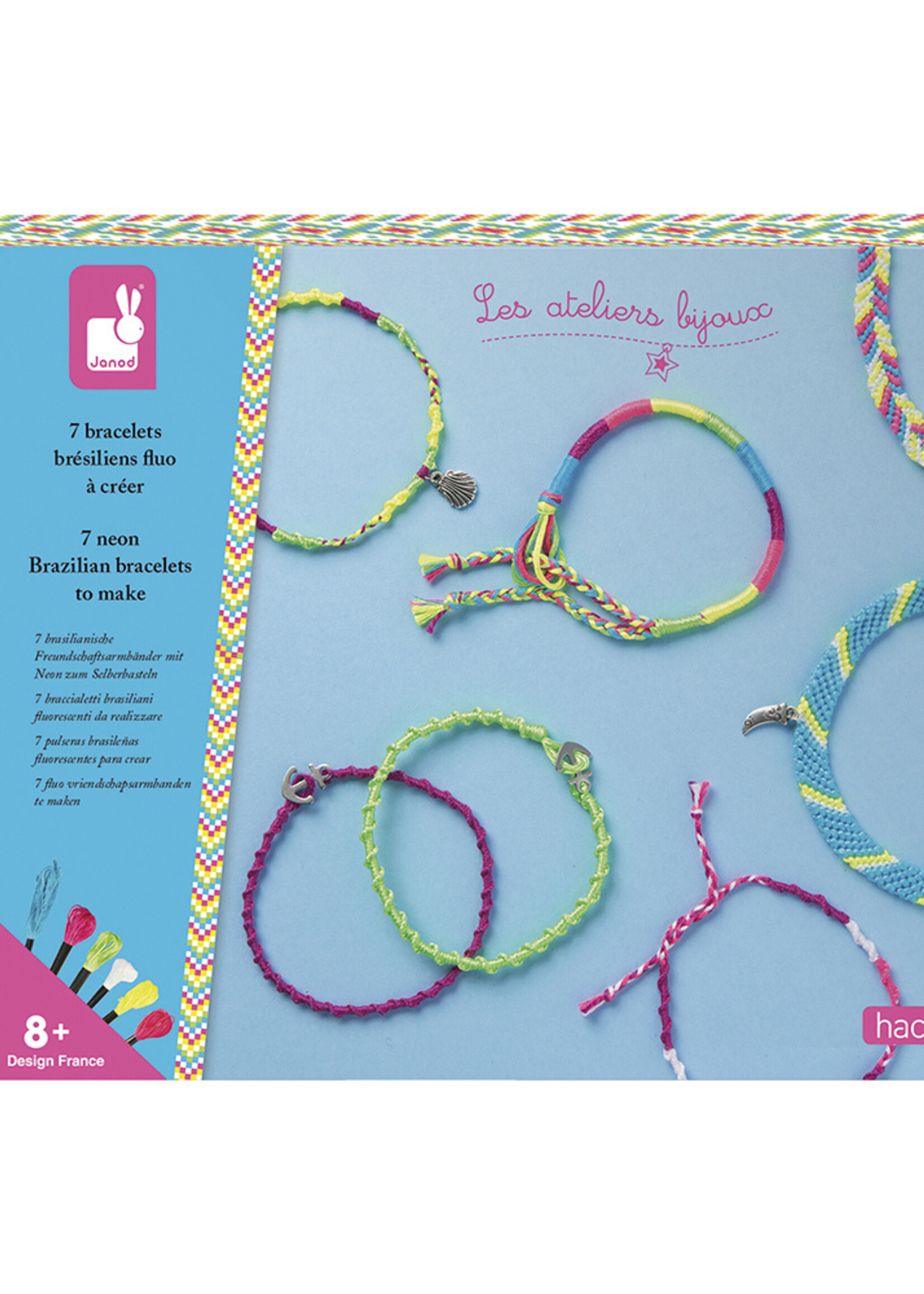 Janod Janod - Atelier Bijoux - Neon Armbandjes maken