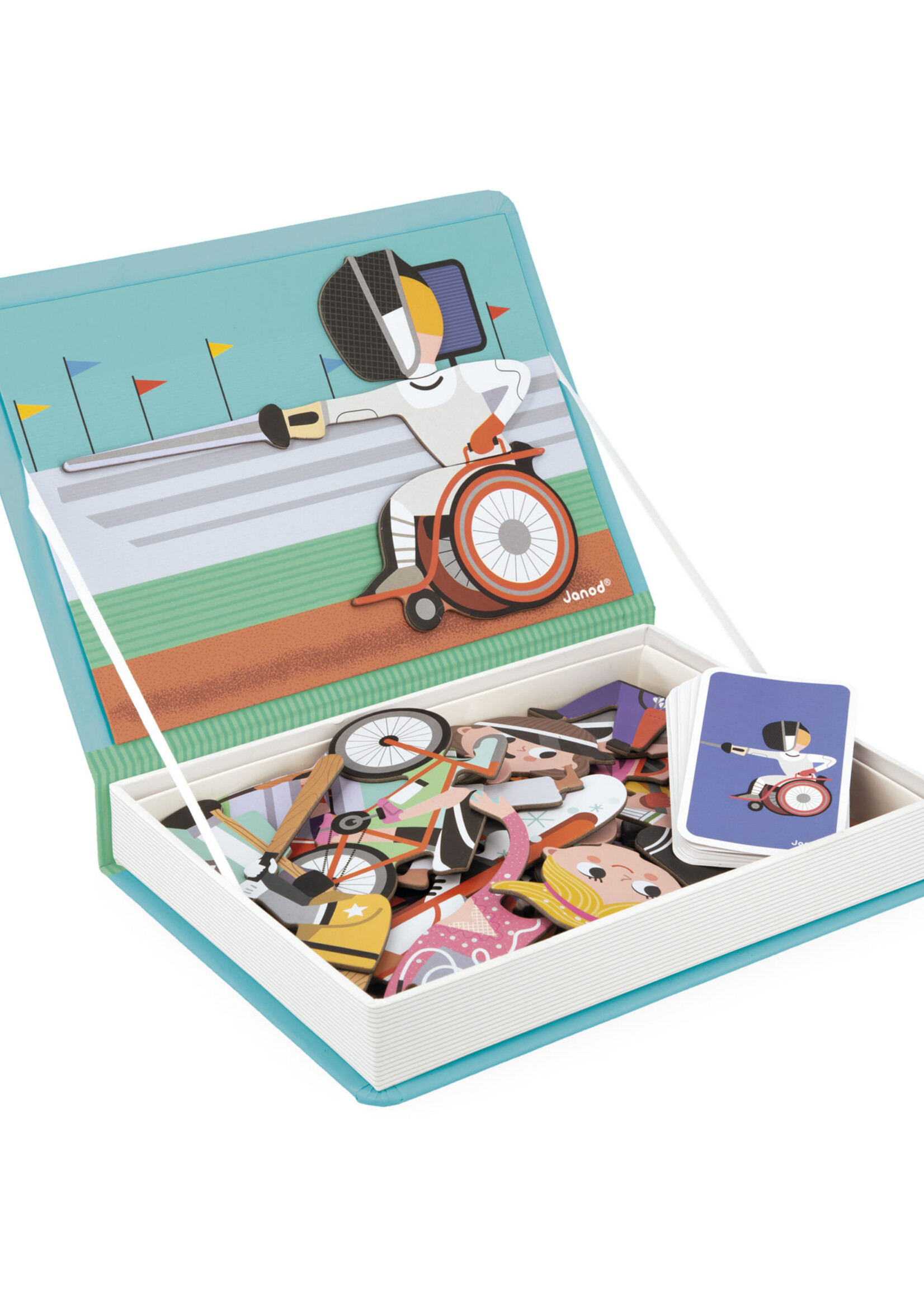 Janod Janod Magnetibook - Sporten