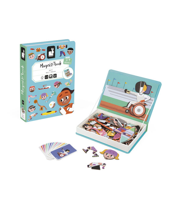 Janod Janod Magnetibook - Sporten