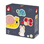Janod - Puzzelset, 4 puzzels - Tuin