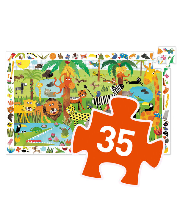 Djeco Djeco - Observatiepuzzel - Jungle